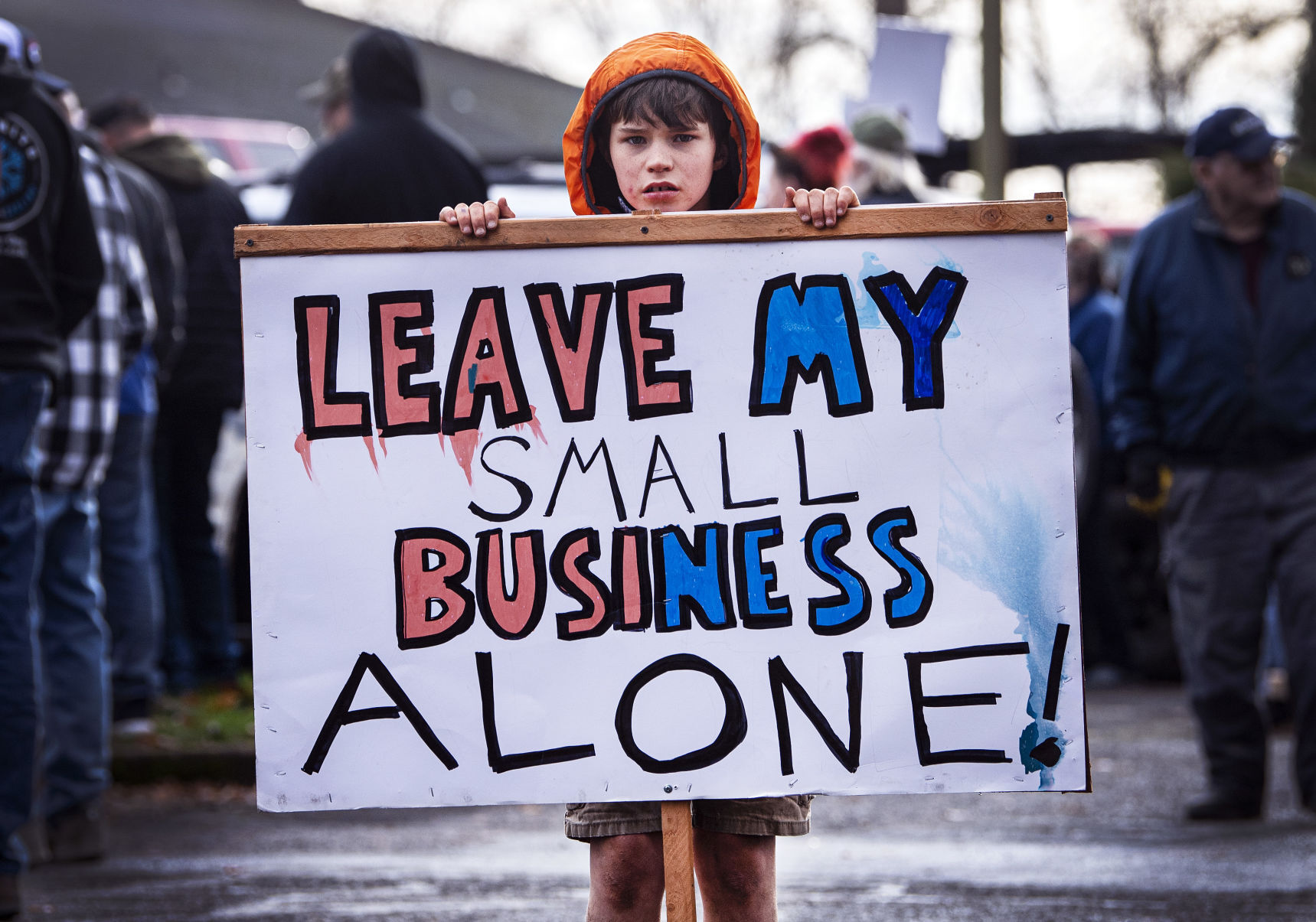 Young protester